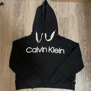 Calvin Klein Cropped Hoodie, Size Small